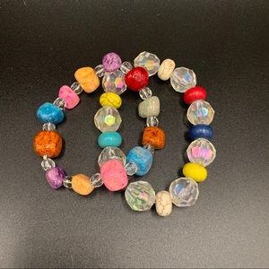 Colorful Rock Bracelet (clear set)